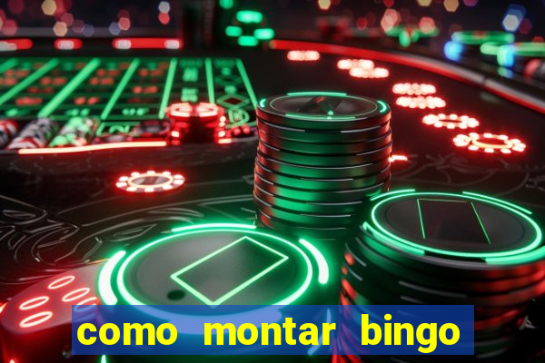 como montar bingo brinquedos toia